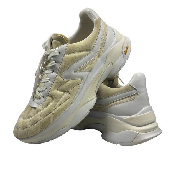 rag & bone Other - Rag & Bone Retro Runner Sneakers‎ Cream Suede Leather Vibram Men's 10